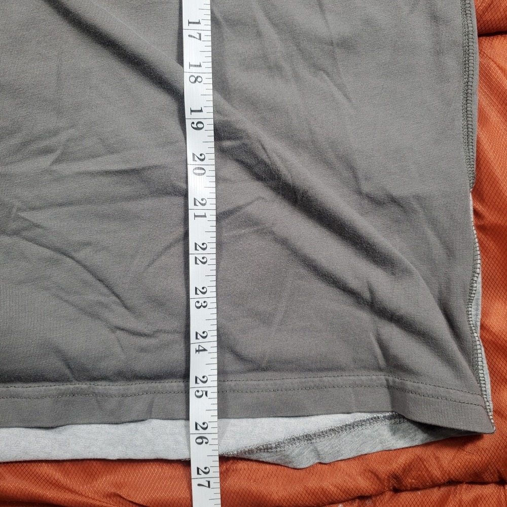 2013 Nike Long‎ Sleeve T shirt Grey Embroidered Swoosh Men's Large - Picture 13 of 16